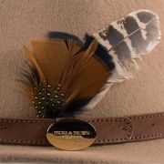 The Suffolk Burnt Orange Hen Fedora