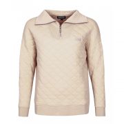 Fontaine Quilted Half Zip Sweatshirt