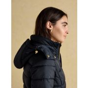 Hadlow Navy Showerproof Padded Coat with Hood