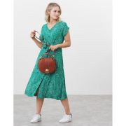 Yasmine Button Through V Neck Dress