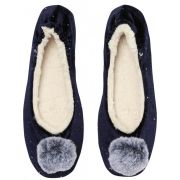 Pombury Ballet Slipper With Pom