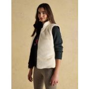 Reversible Faux Fur Brown/Cream Padded Gilet