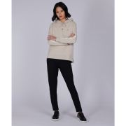 Ladies Grid Overlayer Hoodie