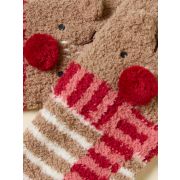 Fluffy Reindeer Fluffy Socks