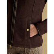 Heritage Navy Regular Zip Through Fleece