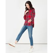 Lorena Longline Brushed Woven Shirt