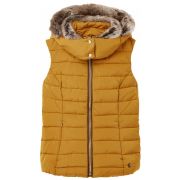 Merrium Gilet With Faux Fur Collar Trim