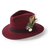 The Suffolk Fedora (Guinea & Pheasant Feather)