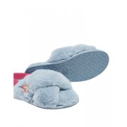 Kora Faux Fur Cross Strap Slippers