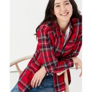Lorena Longline Brushed Woven Shirt