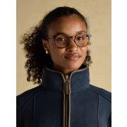 Heritage Navy Regular Zip Through Fleece