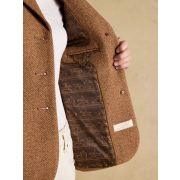 Canterly Brown Herringbone Tweed Hacking Jacket