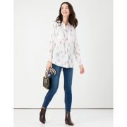 Elvina Button Through Blouse With Patch Pockets