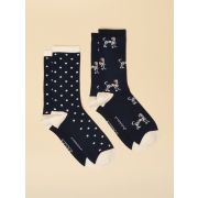 Everyday 2 Pack Cotton Blend Socks