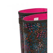 Printed Wellies With Adjustable Back Gusset
