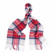 Barbour Wool Cashmere Tartan Scarf