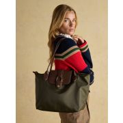 Edie Khaki Green Shopper Bag