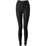 Coated Biker Jean