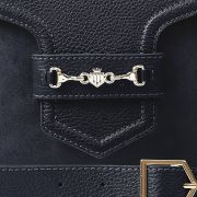 Fitzwilliam Saddle Bag Emerald Green Suede