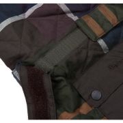 Quilted Tartan Dog Coat