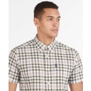 Men's Gingham 26 Short Sleeved Tailored Shirt