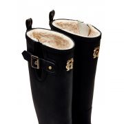 Sherpa Lined Regency Wellington - Matte Black