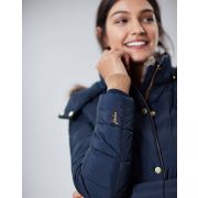 Cherington Chevron Quilted Longline Padded Coat