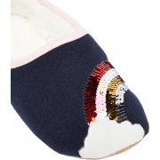Slippet Felt Mule Applique Slipper