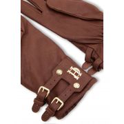 Monogram Leather Gloves
