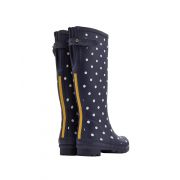 Printed Wellies With Adjustable Back Gusset