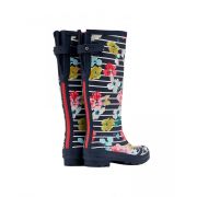 Printed Wellies with Back Gusset