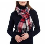 Barbour Wool Cashmere Tartan Scarf