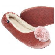 Pombury Ballet Slipper With Pom