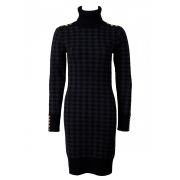 Heritage Jumper Dress - Grey Houndstooth