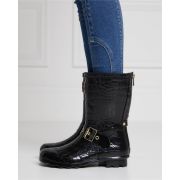 Short Zip Chelsea Wellington Boots