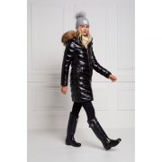 Sherpa Lined Regency Wellington - Black Croc