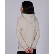 Ladies Grid Overlayer Hoodie