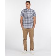 Men's Gingham 26 Short Sleeved Tailored Shirt