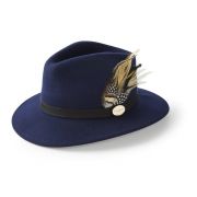 The Suffolk Fedora (Guinea & Pheasant Feather)