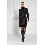 Heritage Jumper Dress - Grey Houndstooth