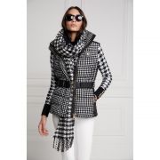 Valais Quilted Gilet - Houndstooth
