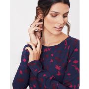 Monica L/S Long Sleeve Waisted Jersey Dress