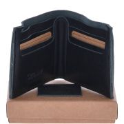 6 Card Leather Wallet- Black