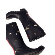 Printed Wellies With Adjustable Back Gusset