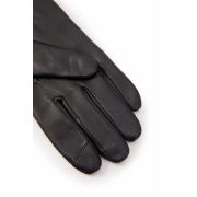 Contrast Leather Gloves