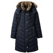 Cherington Chevron Quilted Longline Padded Coat