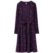 Monica L/S Long Sleeve Waisted Jersey Dress