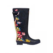 Printed Wellies With Adjustable Back Gusset