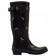 Printed Welly With Adjustable Back Gusset