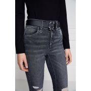 Long Sleeve Crew Neck Tee - Black